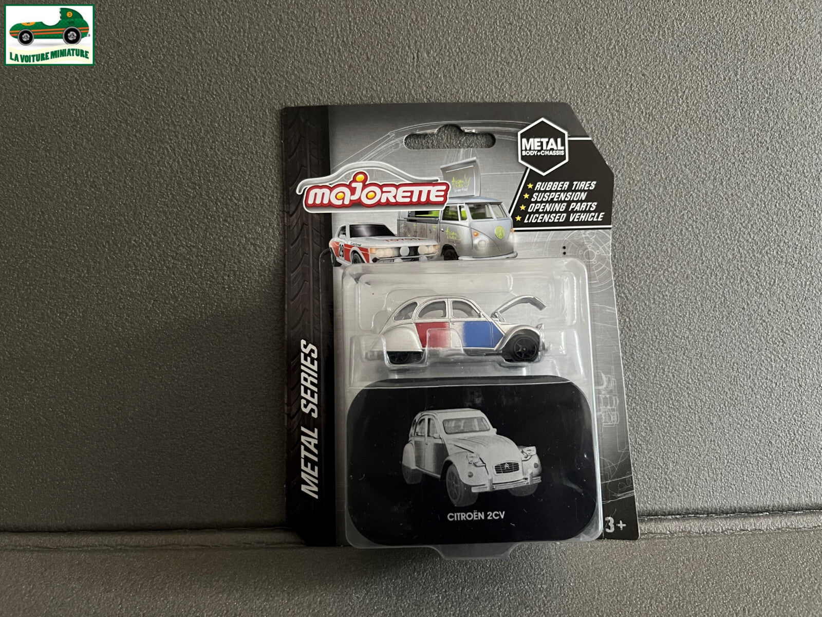 Voiture miniature Citroen 2CV Metal Series Majorette