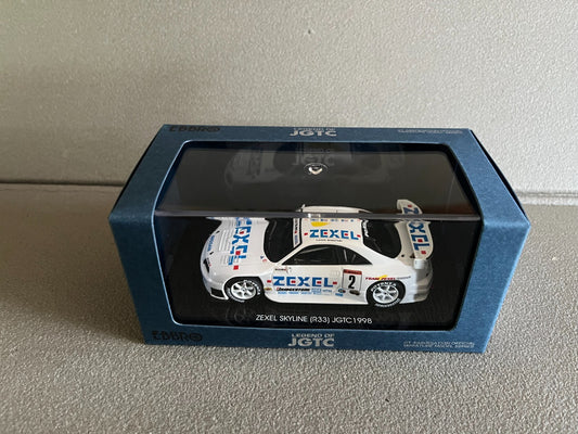 Voiture Miniature Zexel Skyline R33 JGTC 1998 Nissan Ebbro au 1/43