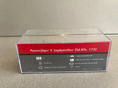 Miniature Militaire Char Tank Blindé Panzerjager V Jagdpanther Altaya 1/72