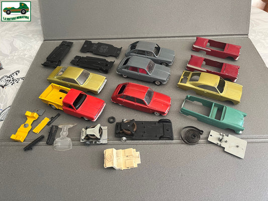 Voiture Miniature Lot Solido Démontable Carrosserie Chassis Moteur Renault Opel