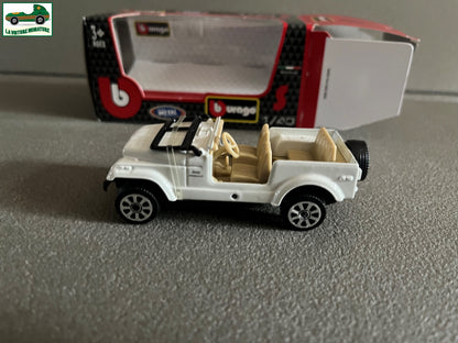 Voiture Miniature Jeep Wrangler Burago au 1/43
