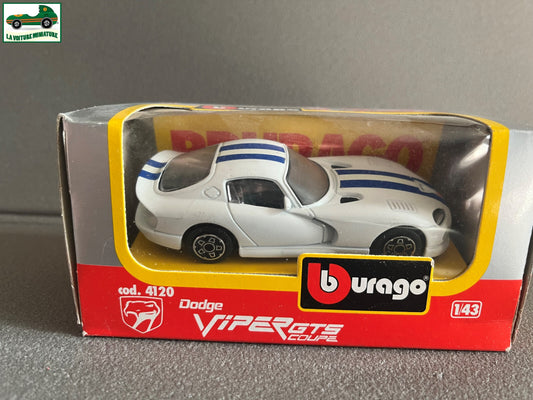 Voiture miniature Burago Dodge Viper GTS Coupé 4120 au 1/43