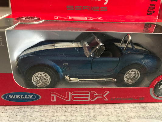 Voiture miniature 1965 Cobra 425 S/C Welly 1/34 - 1/36 - 1/39