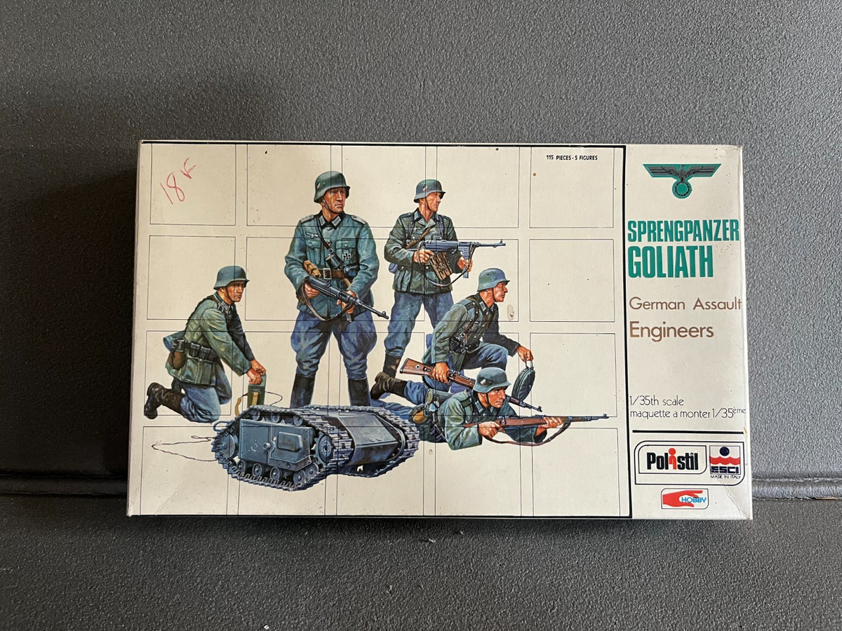 Maquette Militaire Figurine Soldat Spengpanzer Goliath German Polistil 1/35