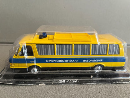 Voiture Miniature Zil 118K Police Ixo DeAgostini URSS Pays Est Russie 1/43