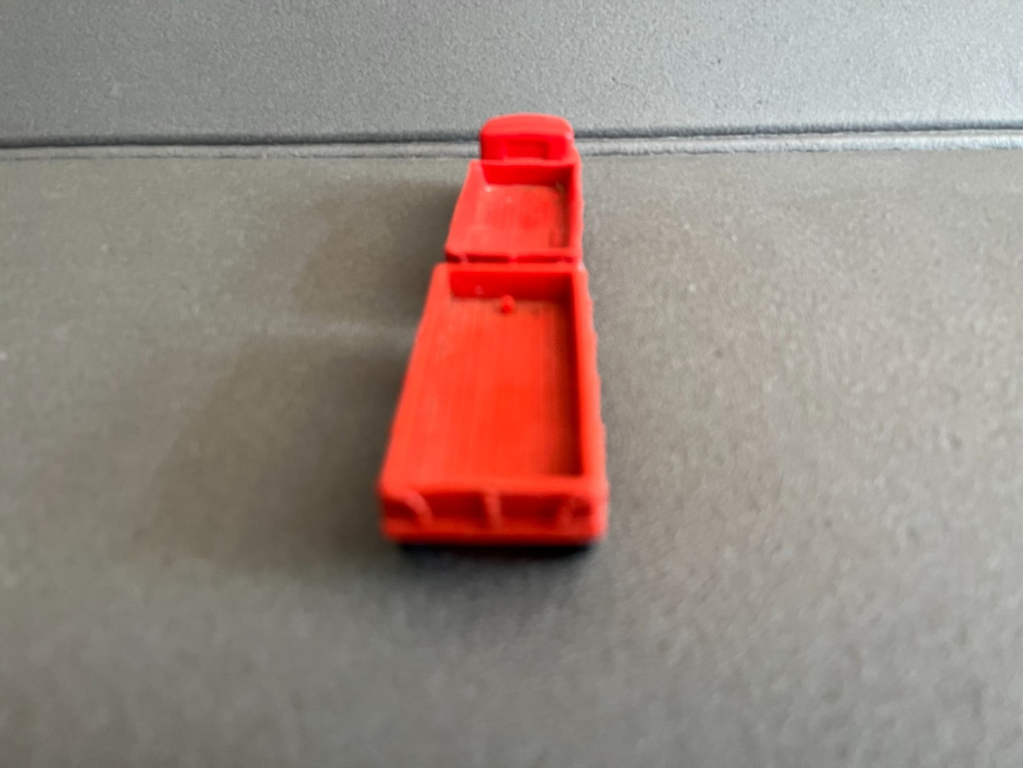 Voiture Miniature Ancien Camion Remorque Tomte Lardal Norway Plastique Gomme
