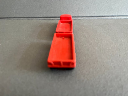 Voiture Miniature Ancien Camion Remorque Tomte Lardal Norway Plastique Gomme