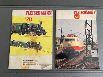 Lot Livre Revue Modélisme Ferroviaire Catalogue Catalogue Fleischmann 70 71