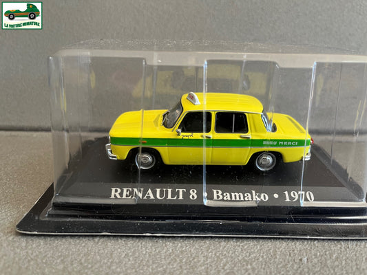 Voiture Miniature Renault 8 Bamako 1970 Taxi Du Monde au 1/43 Altaya