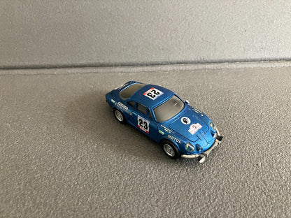 Ancienne Voiture Miniature Kit résine monté Renault Alpine A110 Duvi Corse 1/43