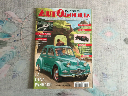 Livre Revue Voiture Automobile Automobilia N°3 1996
