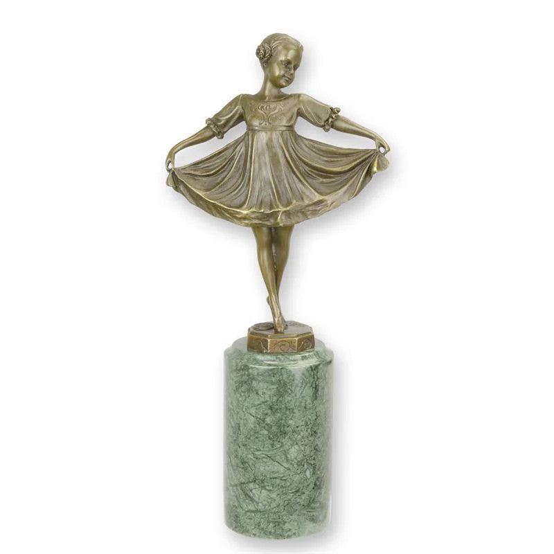 STATUE MODERNE SCULPTURE BRONZE NOMMÉ LILLI