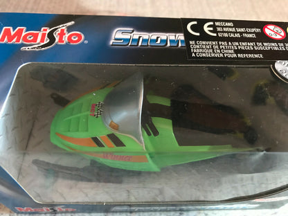 Voiture Miniature Maisto Motorized Snowmobile Scooter des neiges