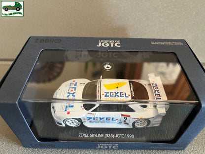 Voiture Miniature Zexel Skyline R33 JGTC 1998 Nissan Ebbro au 1/43
