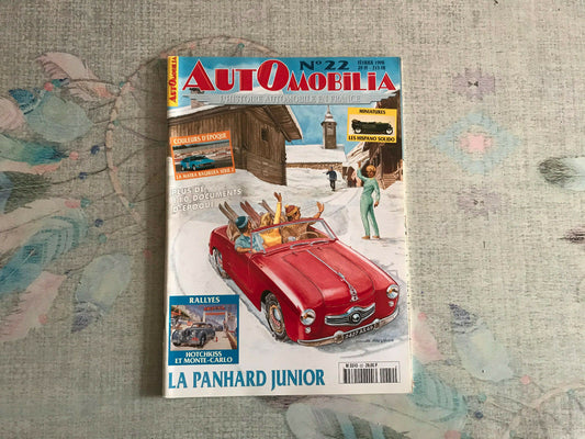 Livre Revue Voiture Automobile Automobilia N°22 1998