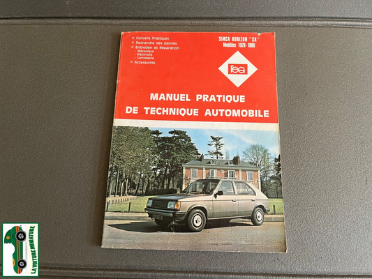 Livre Revue Technique Automobile Simca Horizon SX