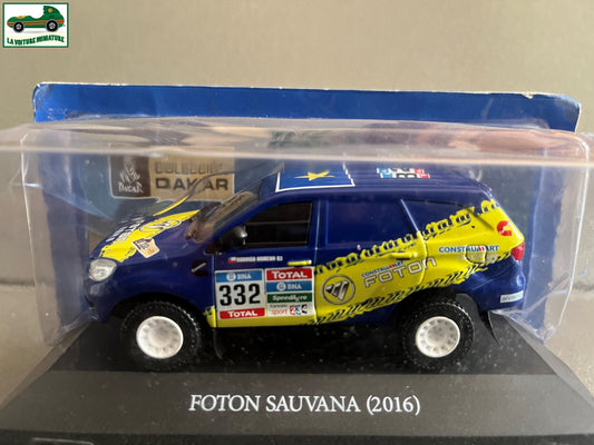Voiture miniature Foton Sauvana 2016 Rallye Paris Dakar au 1/43