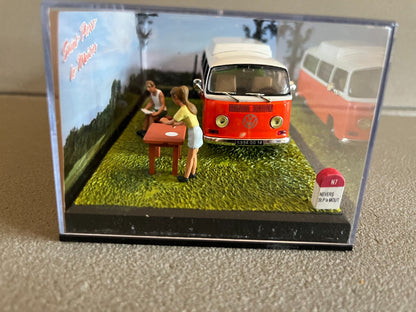 Voiture Miniature Volkswagen Combi Etape 9 La Route Bleue RN7 1/43