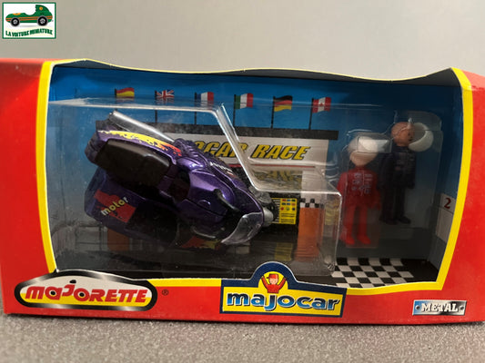 Voiture miniature Majocar 7300 Moto Side Car Majorette