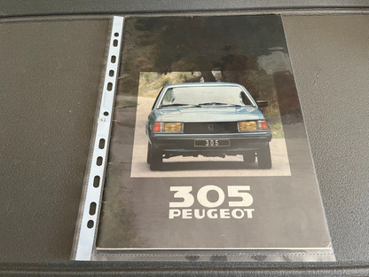 Ancien Dépliant Brochure Documentation Automobile Peugeot 305