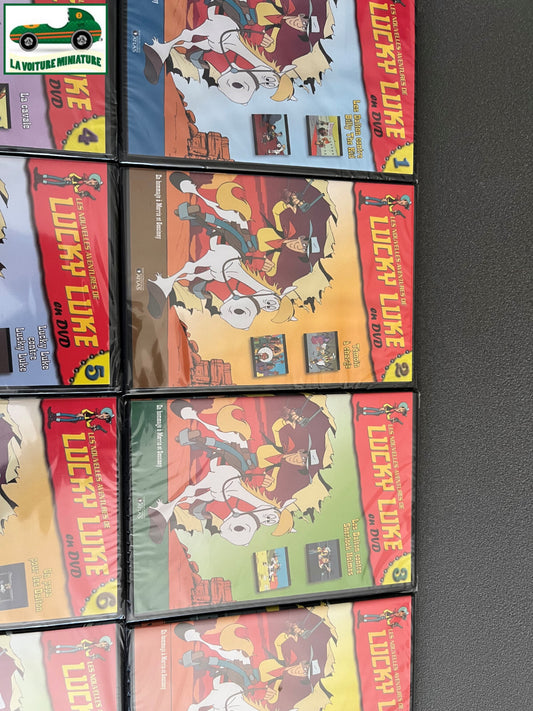 Lot 9 DVD Collection Lucky Luke Editions Atlas Blister