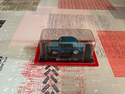 Voiture miniature Renault 4CV 1955 AutoPlus Hachette au 1/43