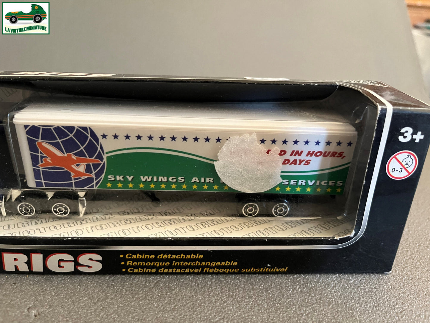 Voiture Miniature Camion Semi Remorque Motormax 76128 Big Rigs 1/64 19cm
