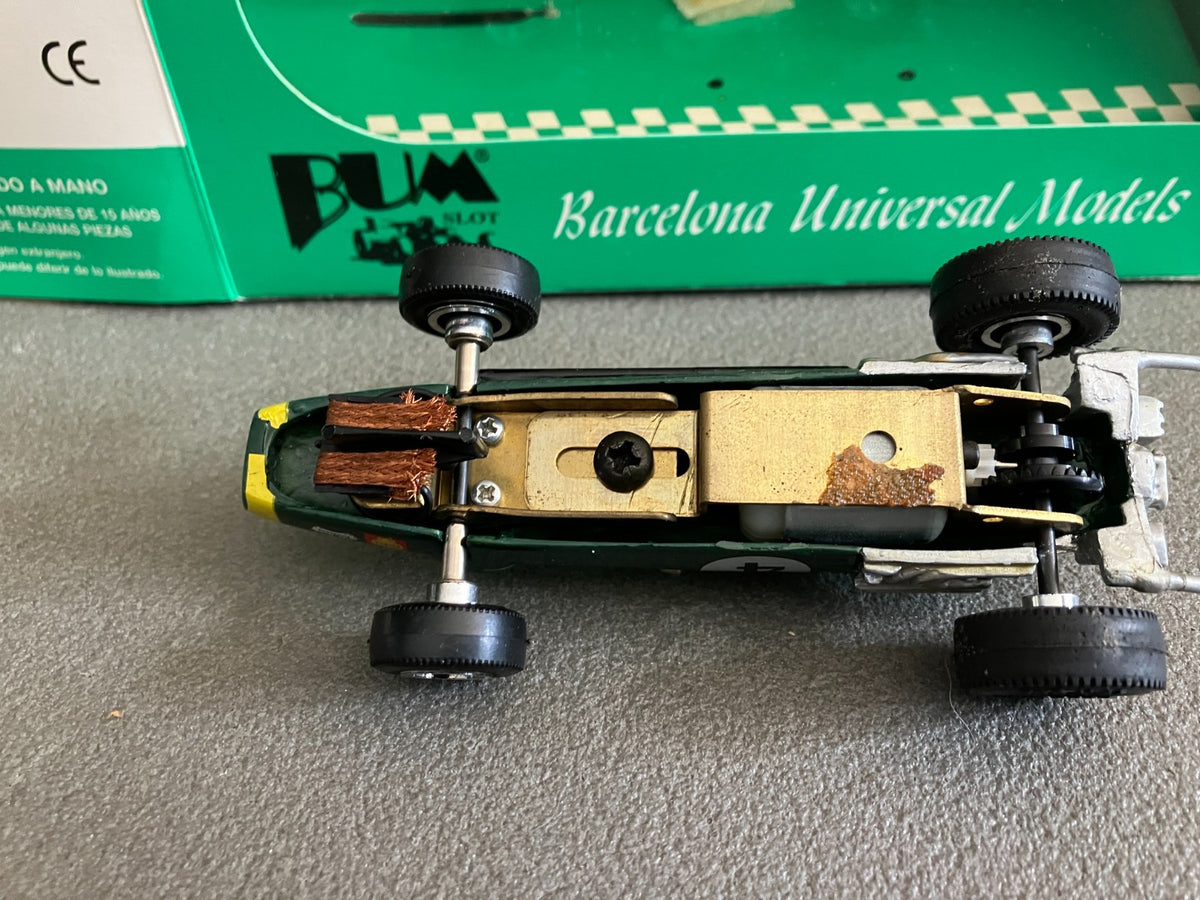 Voiture Miniature Circuit Formule 1 Lotus 49 B Jim Clark 1968 BUM Slot 1/32