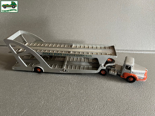 Ancienne Miniature Camion Tracteur Unic Dinky Supertoys Transporteur France