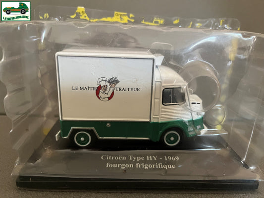 Voiture Miniature Citroen Type HY 1969 Frigorifique Eligor Hachette 1/43