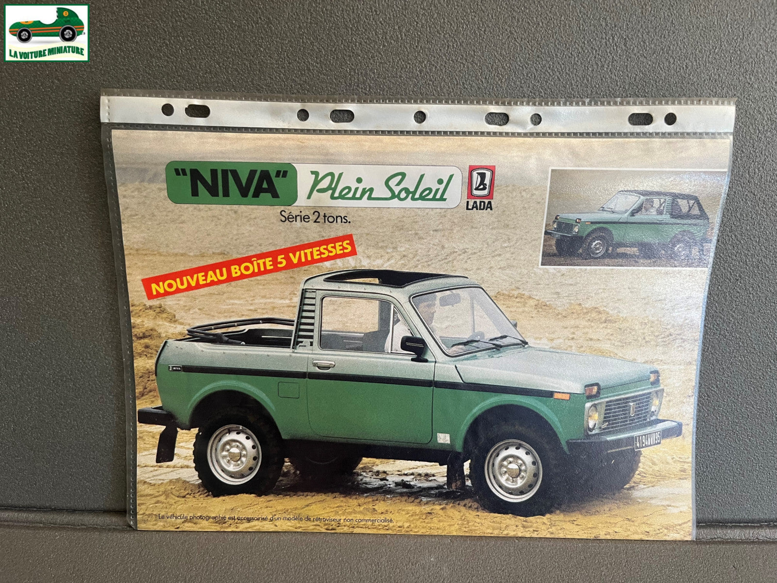 Ancien Dépliant Brochure Documentation Automobile Lada Niva Plein Soleil