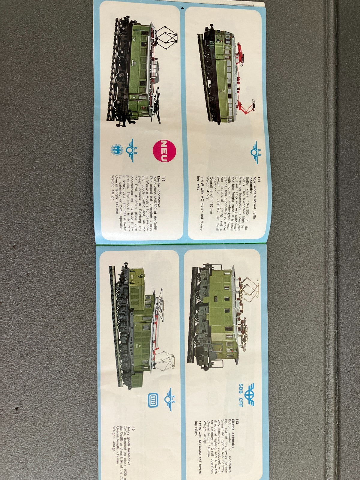 Livre Revue Modélisme Ferroviaire Catalogue Liliput Modellbahn HO
