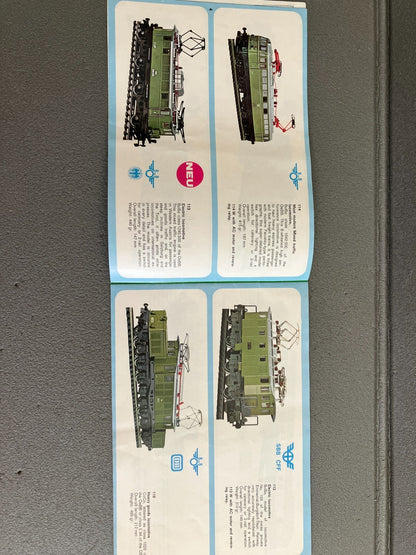 Livre Revue Modélisme Ferroviaire Catalogue Liliput Modellbahn HO
