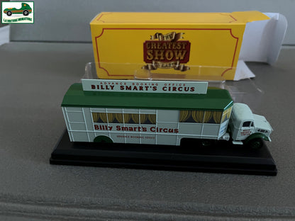 Voiture miniature Cirque Bedford OX Booking Trailer Billy Smart's Atlas 1/76