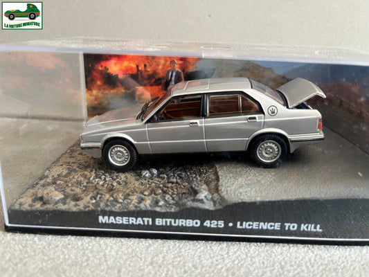 Voiture Miniature Maserati Biturbo 425 007 James Bond Licence To Kill au 1/43