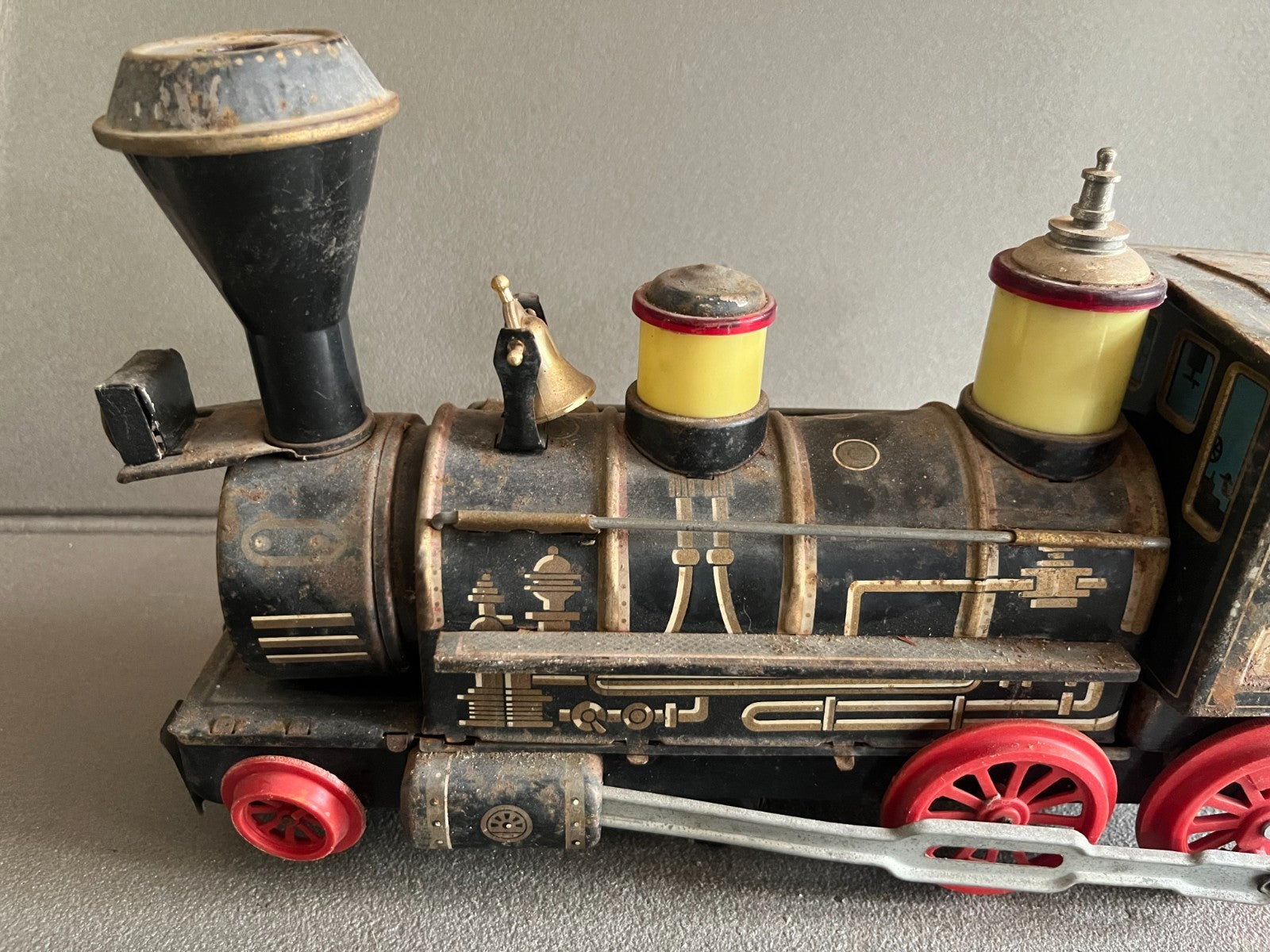 Jouet Ancien Tôle Train Locomotive Modern Toys Union Pacific Japan