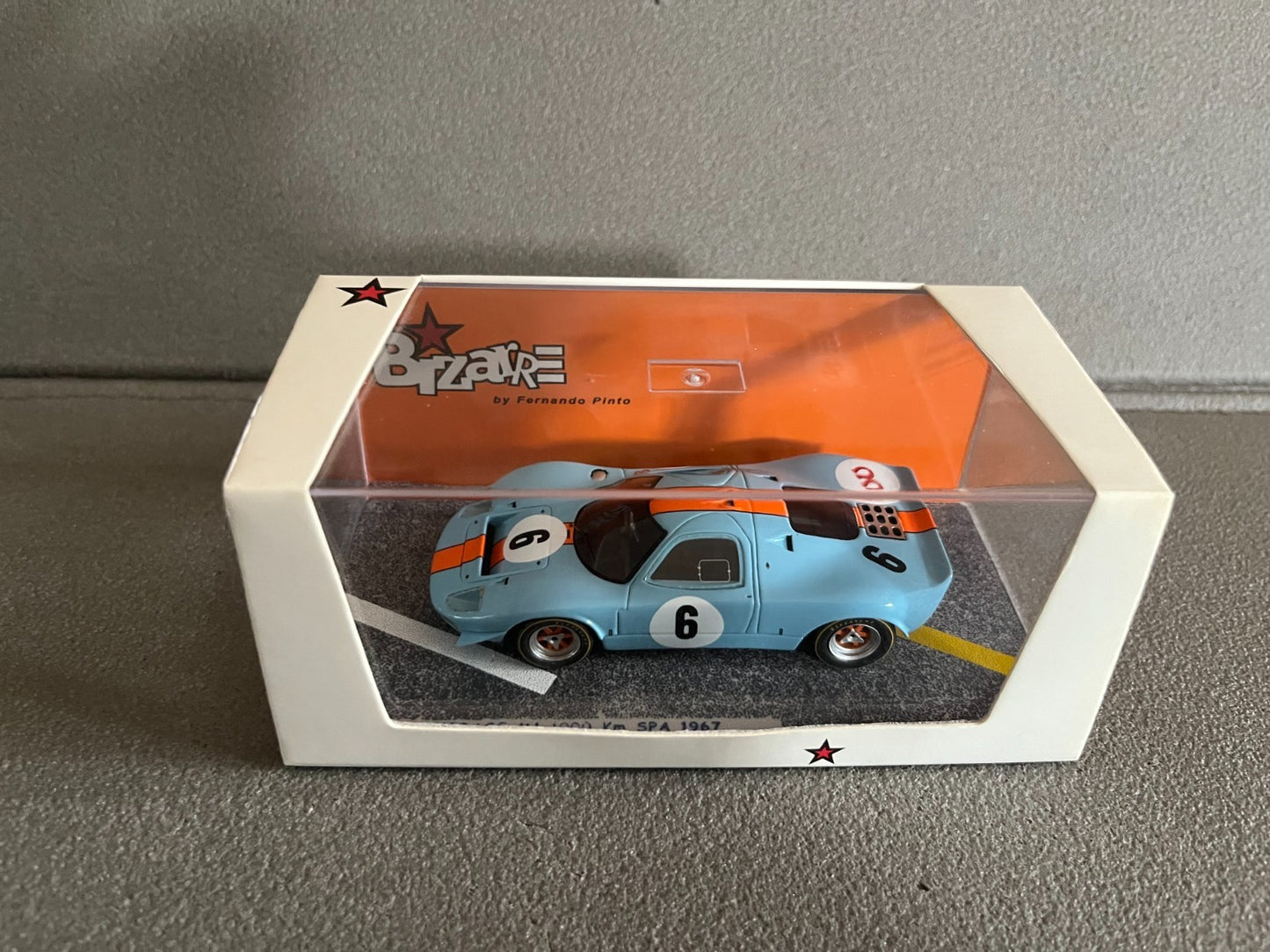 Voiture Miniature Ford Mirage M1 1000 KM Spa 1967 Bizarre Minimax Spark au 1/43