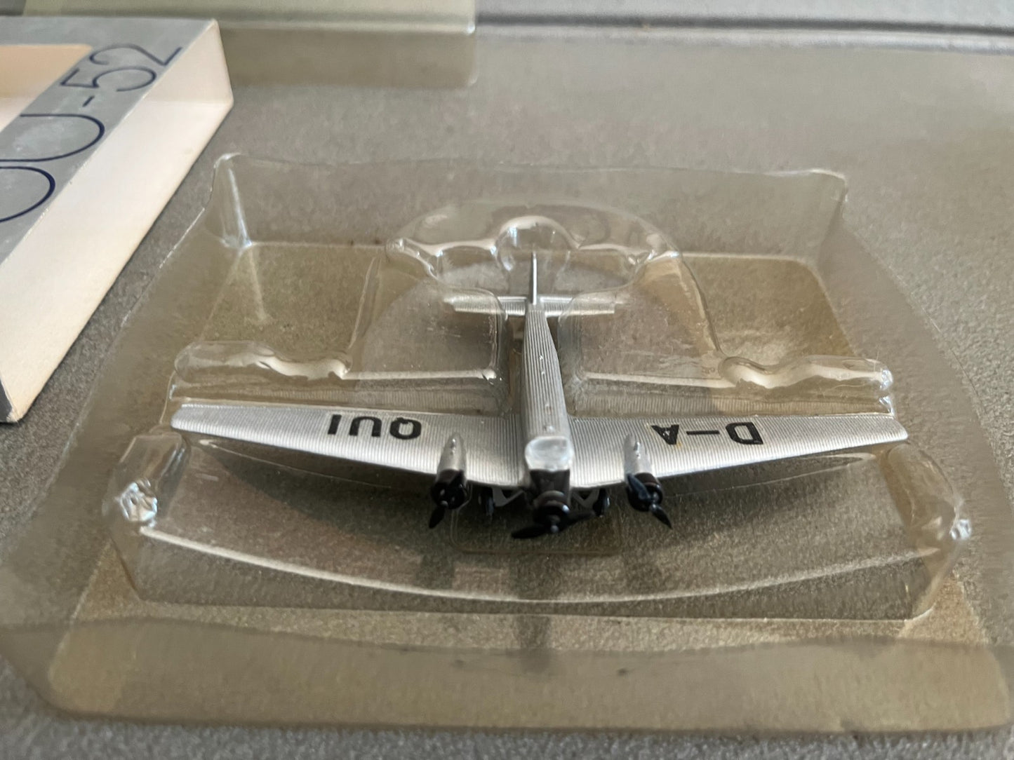 Ancien Avion miniature Militaire JU-52 Schabak 1/250