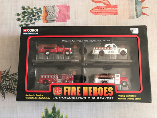 Voiture Miniature Camion Pompiers Lot de 4 Fire Heroes Csfh14004 Corgi 1/50