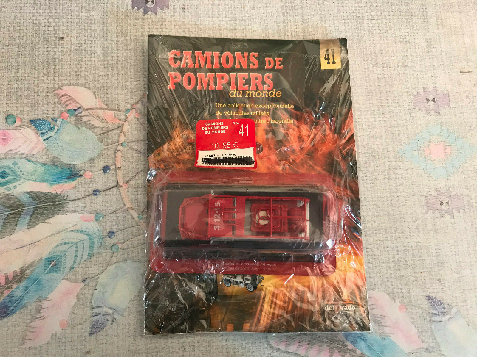 Miniature Camion Pompiers du Monde Delprado 1950 GMC Stump Jumper 6x6 1/57