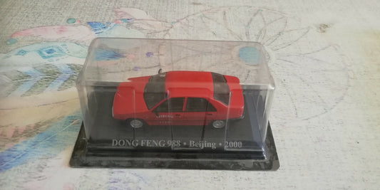 Voiture Miniature Dong Feng 988 Beijing 2000 Citroen ZX Taxi Du Monde 1/43