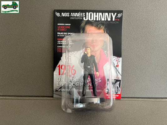 Figurine de Collection Johnny Hallyday + Livret N°18