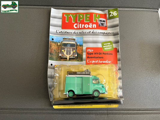 Voiture miniature Camion Citroen Type HY DI Perkins 1964 aventuriers au 1/43