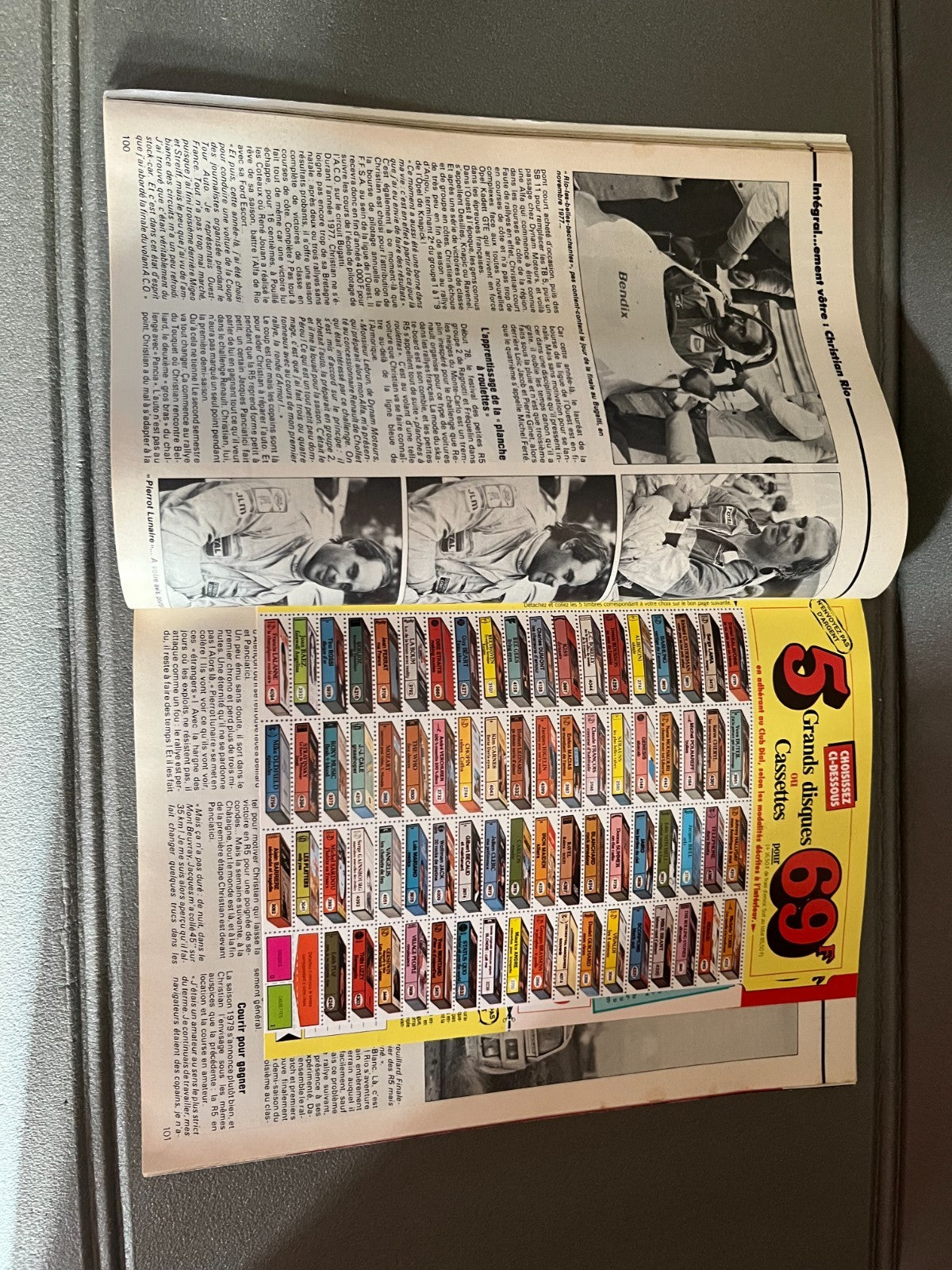 Livre Revue Voiture Automobile Album Photo Paris Dakar Echappement N°172