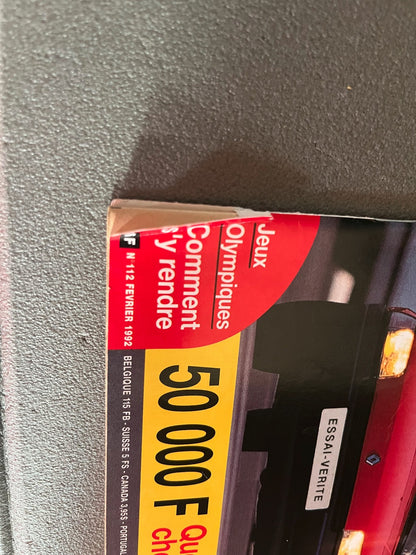 Livre Revue Voiture Automobile AutoMoto N°112