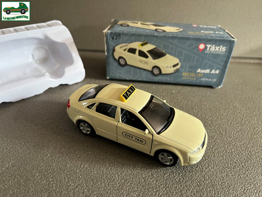 Voiture Miniature Audi A4 Berlin Taxi du Monde Welly au 1/38