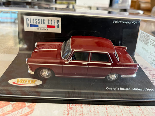 Voiture Miniature Peugeot 404 Vitesse 31501 au 1/43