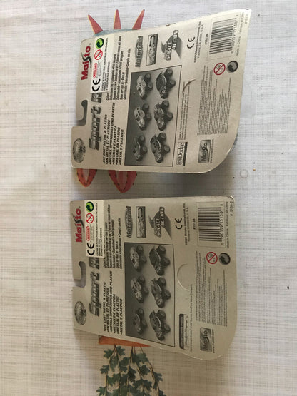 Voiture Miniature Lot de 2 Maisto Monster 4x4 Sport Rebels White Hot Dakota 