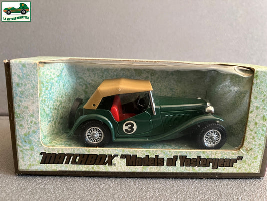 Voiture miniature ancienne 1945 MGTC Y-8 Matchbox 1/35