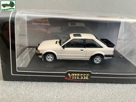Voiture Miniature Ford Escort Mk III XR3i 1983 Mk3 Vitesse au 1/43